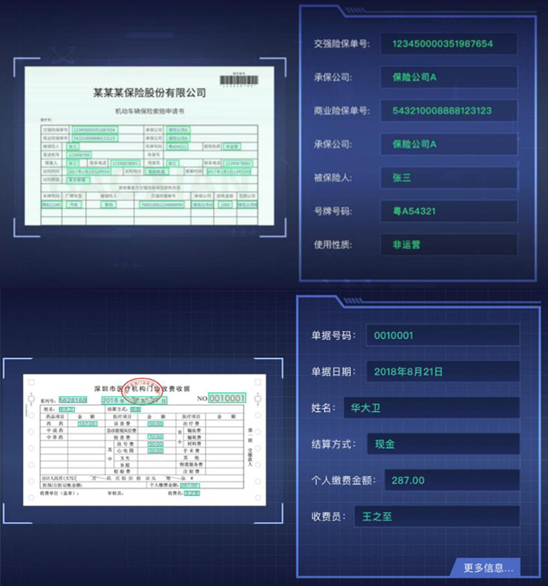 文檔證件物流醫(yī)療海關(guān)單據(jù)財務(wù)發(fā)票信息OCR識別SKD定制開發(fā)小程序